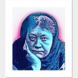 Helena Blavatsky Snowy Portrait | Helena Blavatsky Artwork 13 Posters and Art